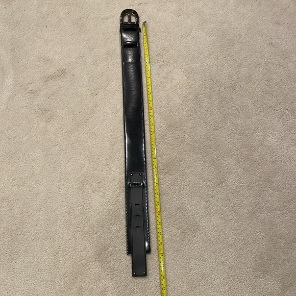 CELINE BLACK LEATHER BELT, XS - Picture 13 of 14